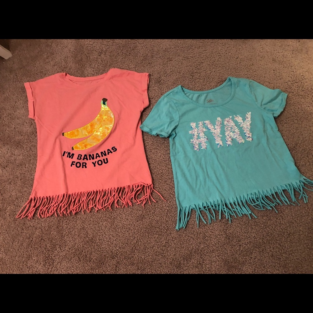 Two Girls Fringe Tops